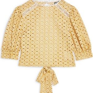 Topshop Tie Back Top